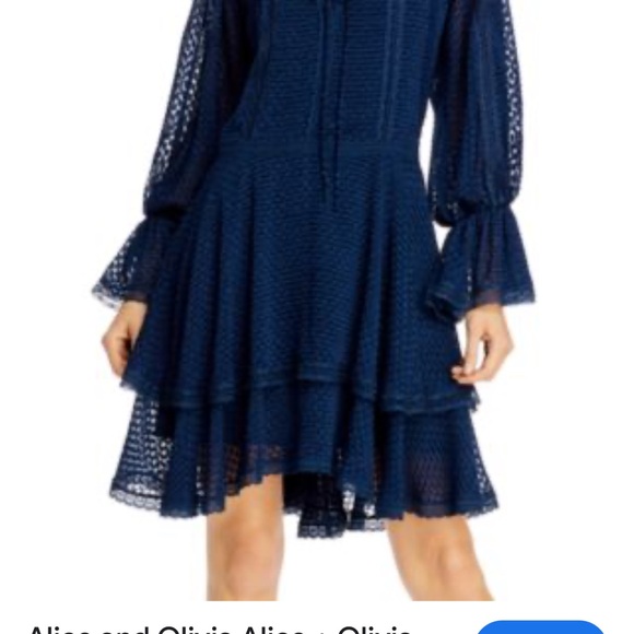 Alice + Olivia Joann Tiered Dress - Picture 2 of 6